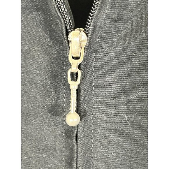 Retro Golf Embroidery Jacket 1X Black Preppy Resort Old Money Classic Chic 80s - Picture 7 of 13